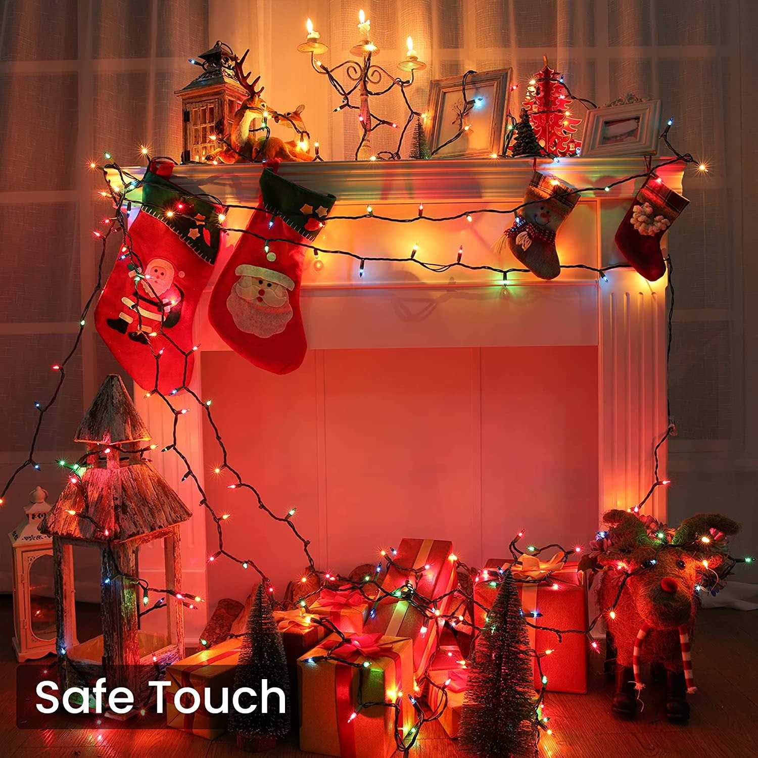 Toodour Christmas Lights Incandescent Christmas String Lights