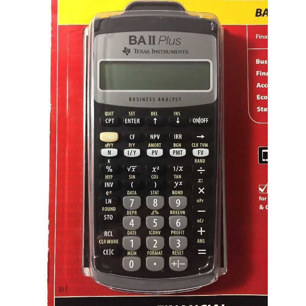 Texas Instruments Plus Financial Calculator