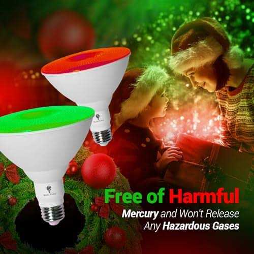 Bluex Bulbs 2 Pack BlueX LED Par38 Flood Light Bulb