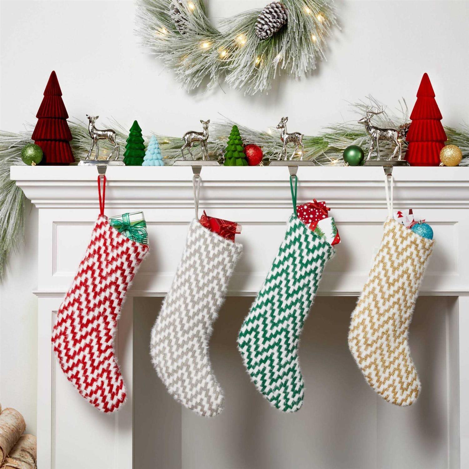 Wondershop 4ct Metal Reindeer Christmas Stocking Holder