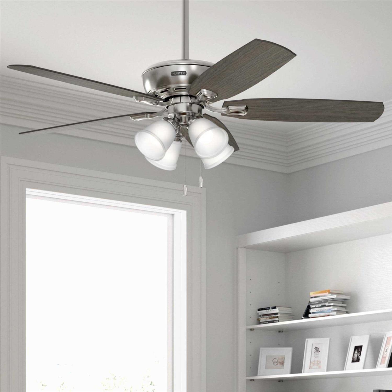 52 Hunter Amberlin Ceiling Fan with LED Light Kit