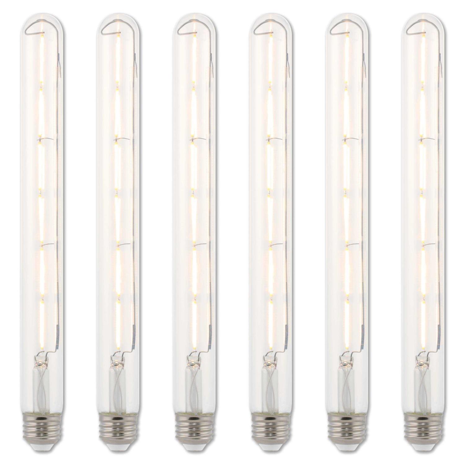 Westinghouse 4518820 6.5 watt & 75 watt Equivalent Clear T9 Dimmable Filament LED Light Bulb with Medium Base