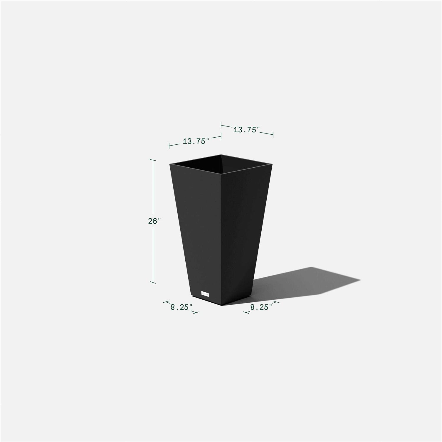 Veradek V-Resin Taper Tall Planter