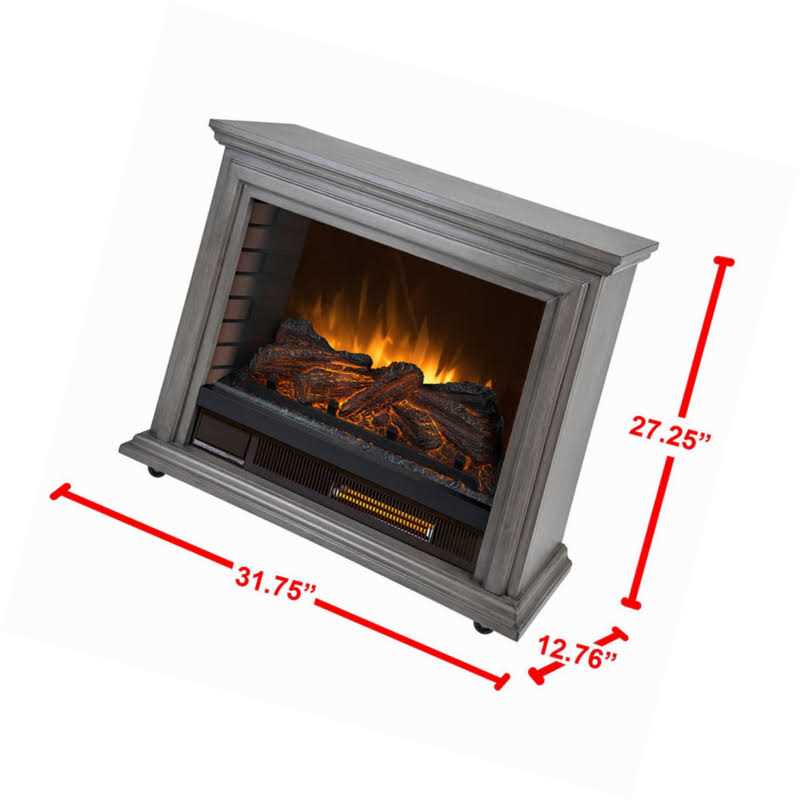 Pleasant Hearth Sheridan Infrared Mobile Fireplace GLF-5002