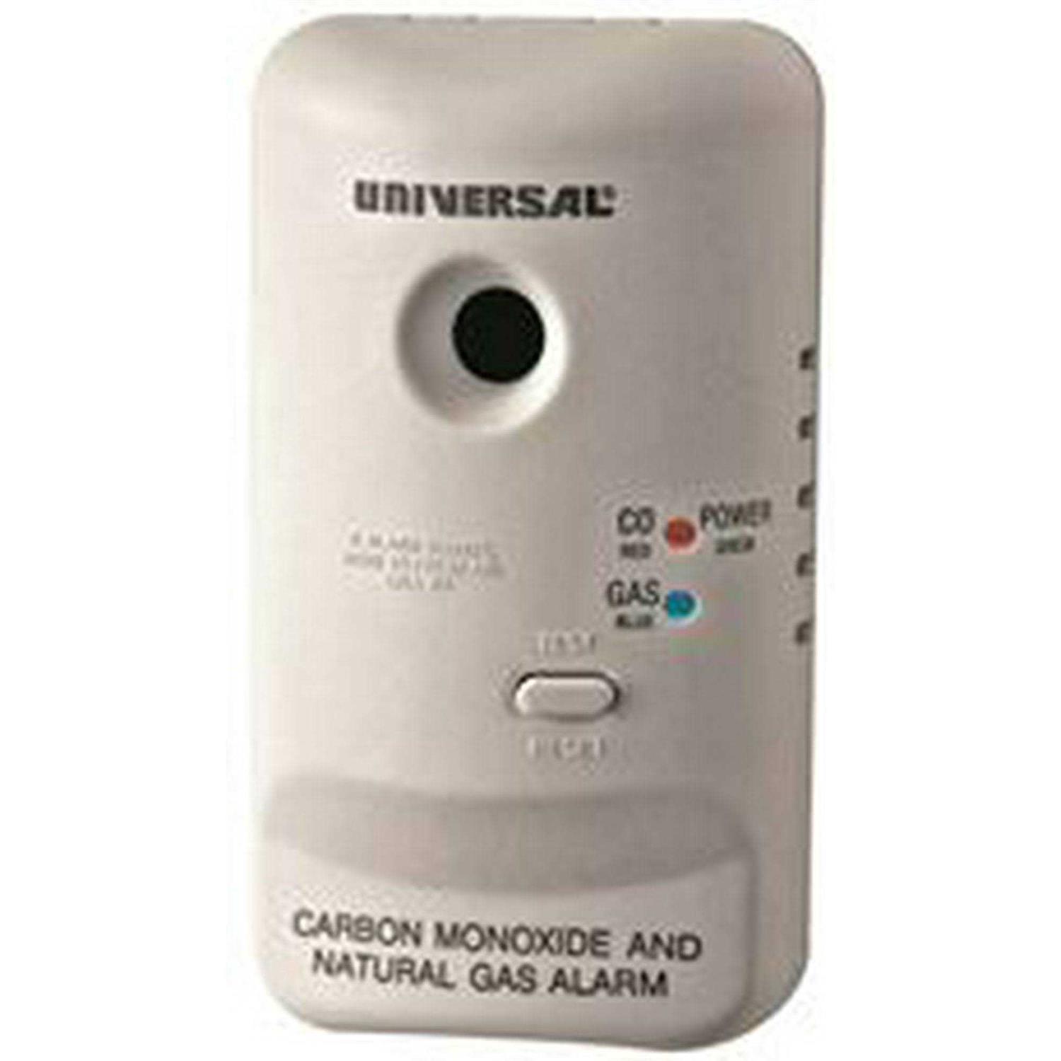 Universal Security Instruments Plug-In 2-In-1 Carbon Monoxide and Natural Gas Smart Alarm MCN400B
