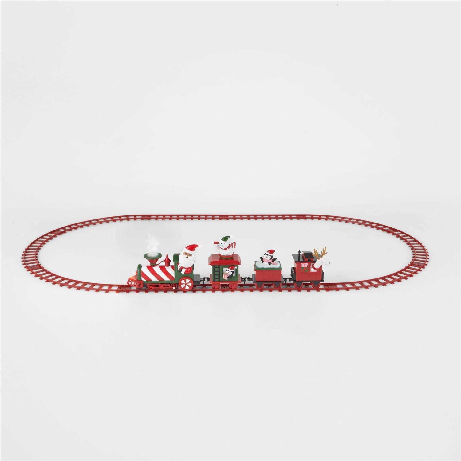 Wondershop 36in Animated Train and Track Set Christmas Decor
