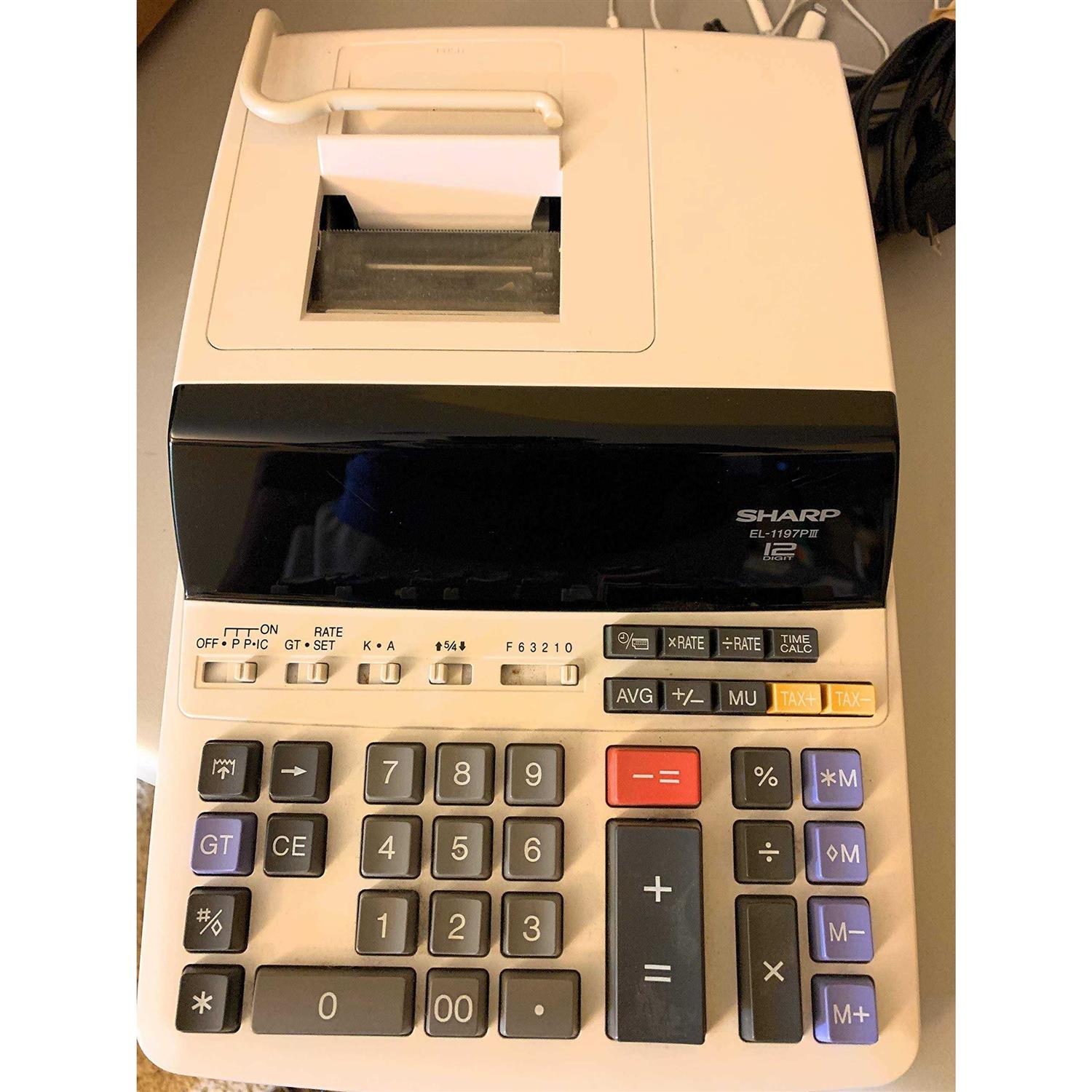 Sharp Printing Calculator EL1197PIII