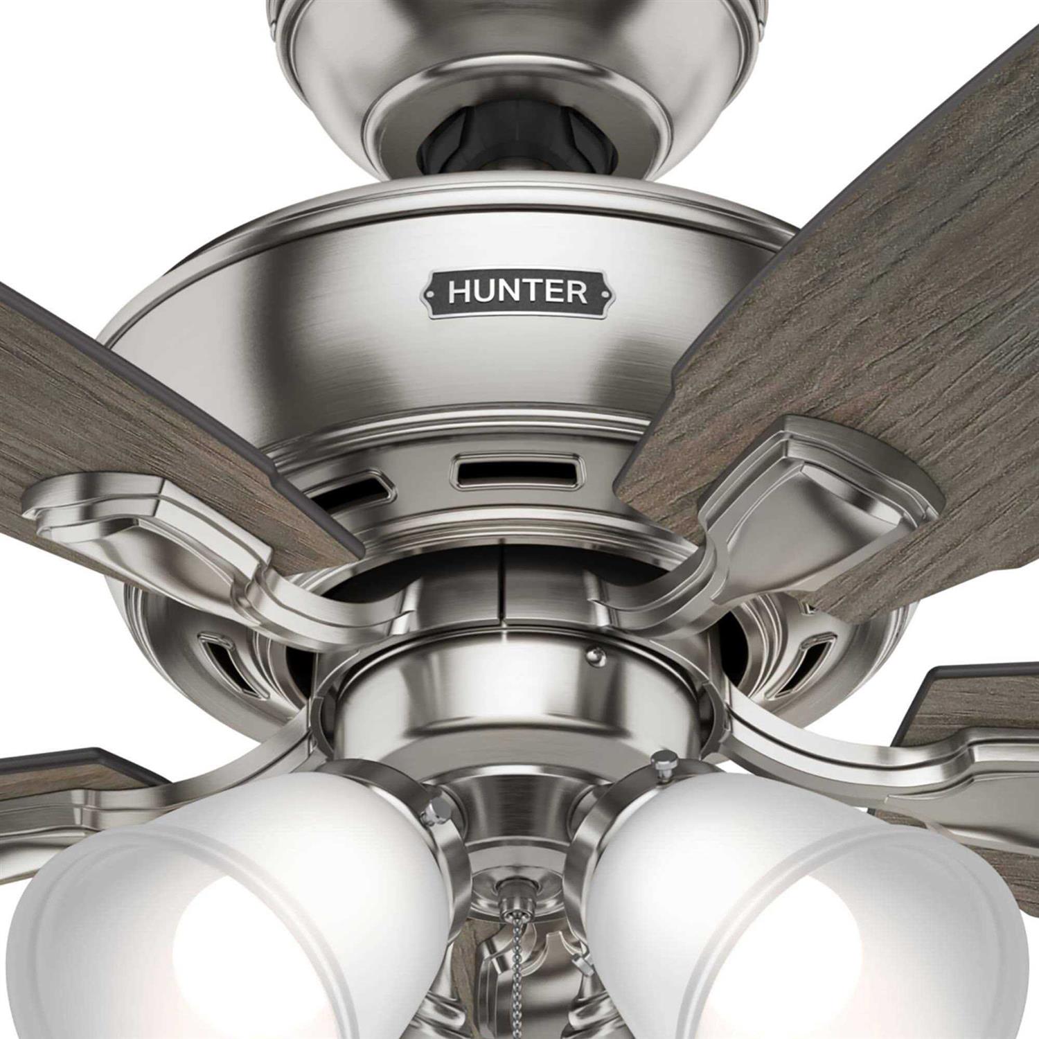 52 Hunter Amberlin Ceiling Fan with LED Light Kit
