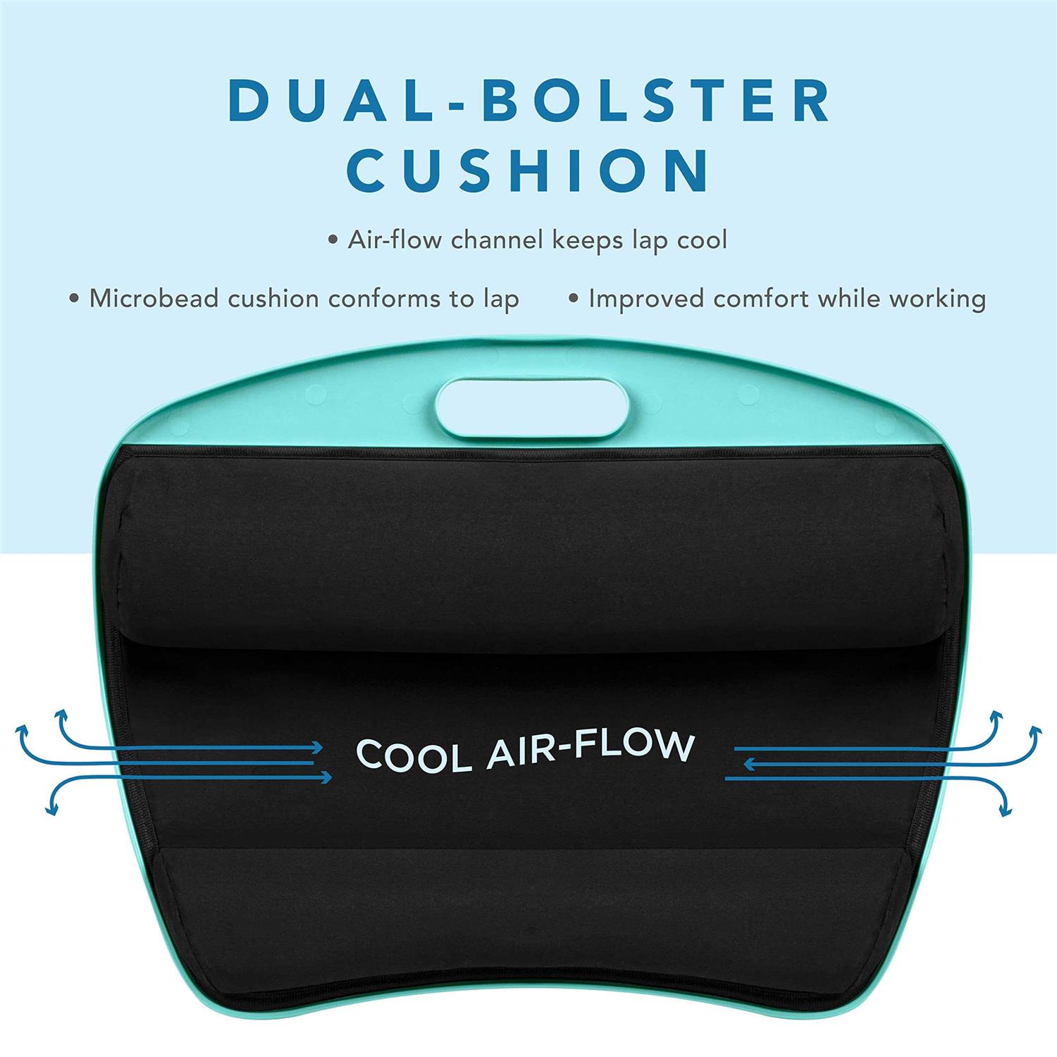 Lapgear Lap Desk, Device Ledge and Pillow