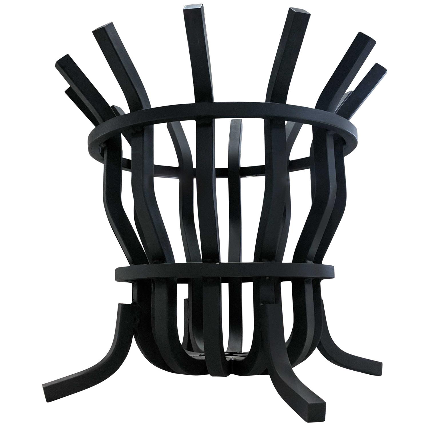 Titan Great Outdoors Self-Feeding Fire Pit Basket 1in Thick Solid Steel