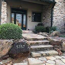 4 in. Frank Lloyd Wright Floating Mount House Number Architectural Mailboxes Number