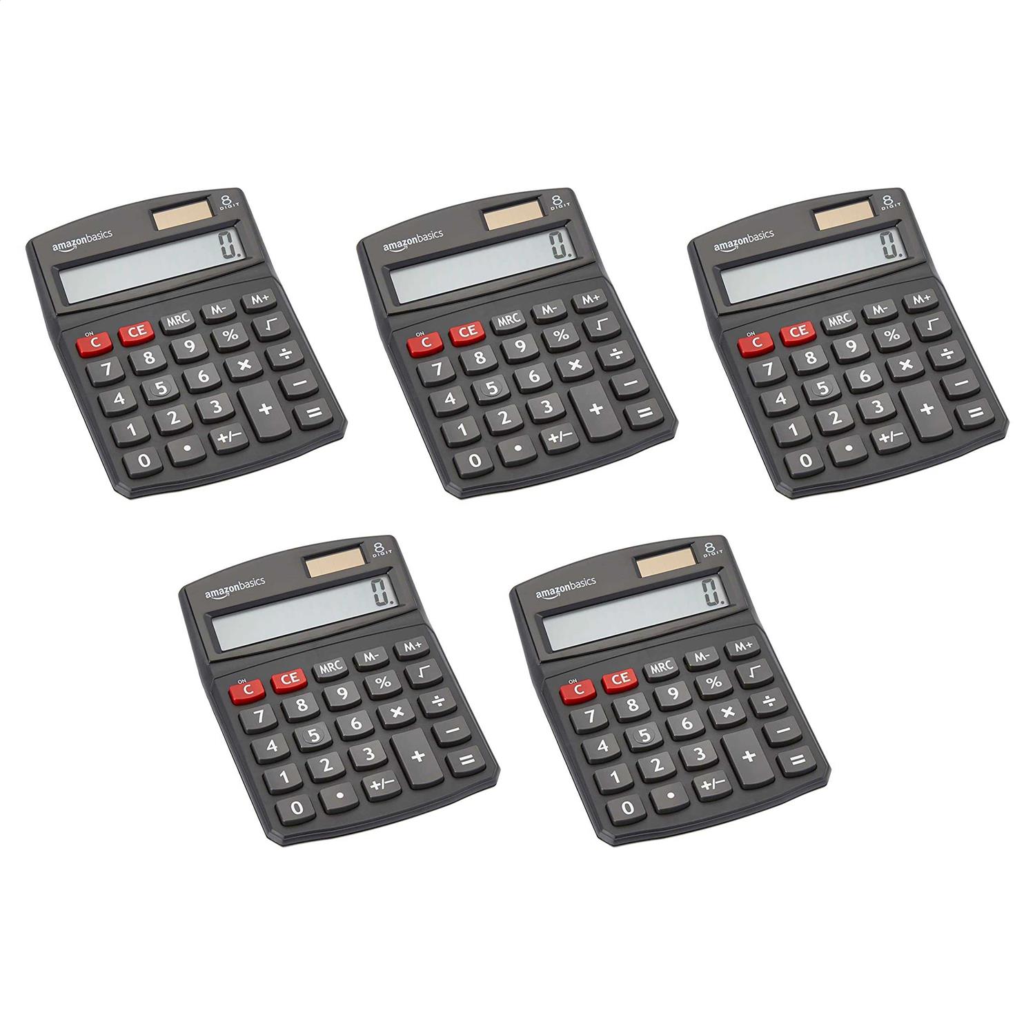 Amazon Basics Lcd 8-Digit Desktop Calculator