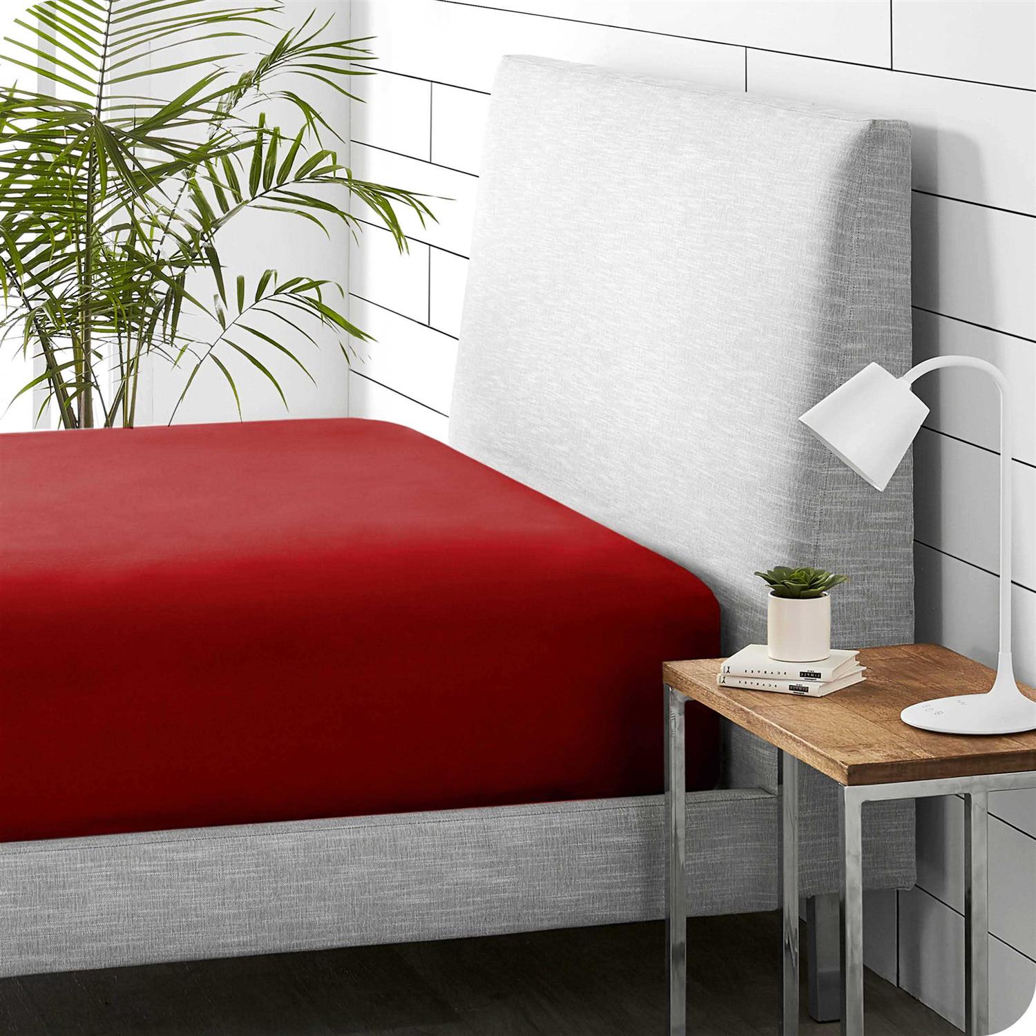 Bare Home 100% Cotton Flannel Fitted Bottom Sheet