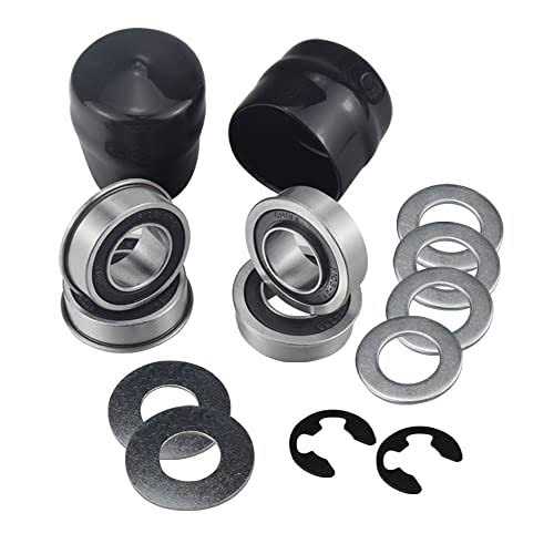 9040H Front Wheel Bushing to Bearing Conversion Kit Compatible with Craftsman