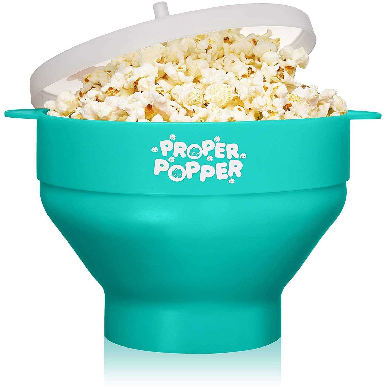 The Original Proper Popper Microwave Popcorn Popper Silicone Popcorn Maker