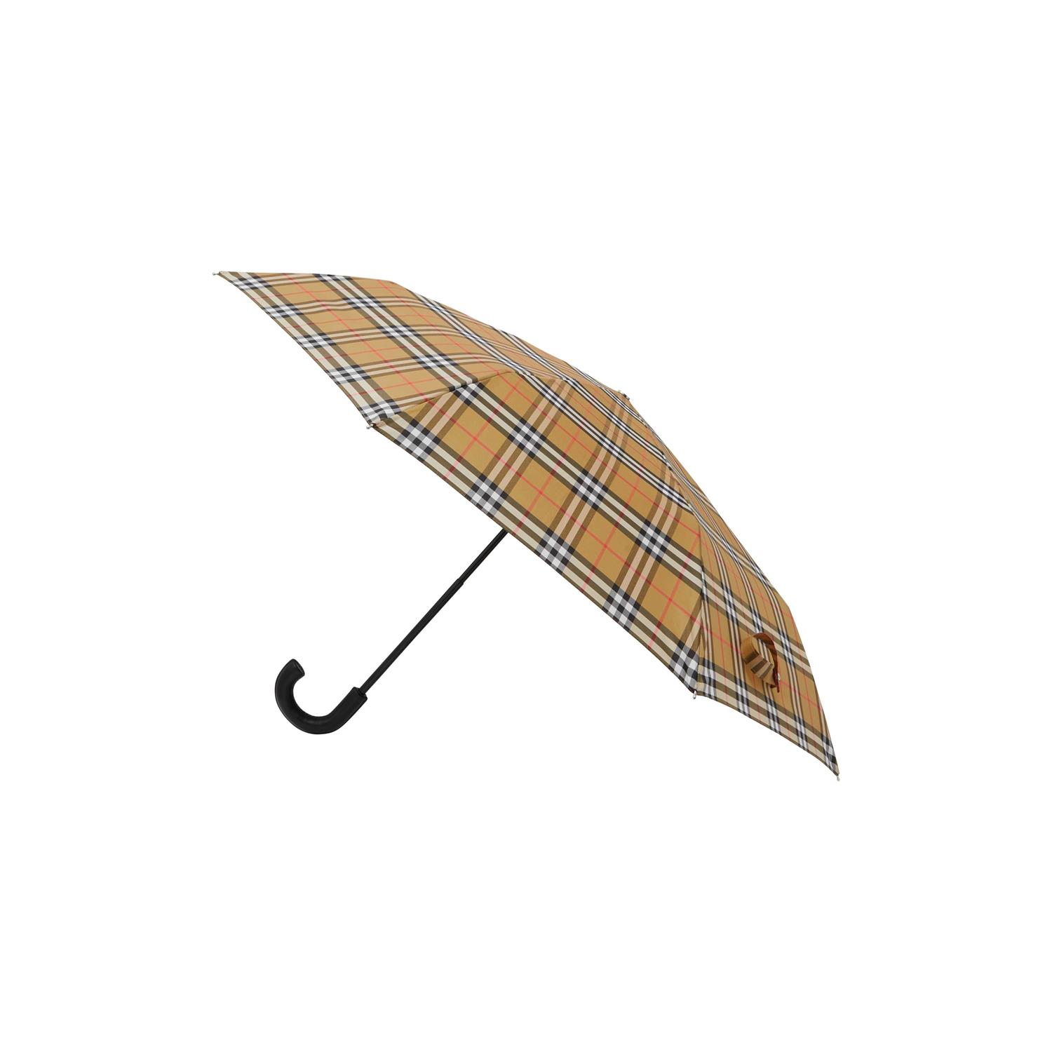Burberry Trafalgar Check Folding Umbrella