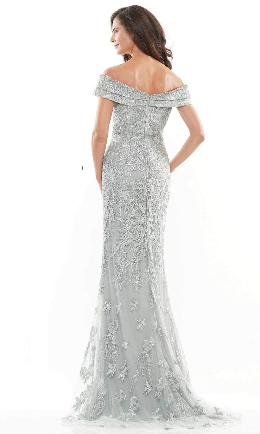 RD2737 Beaded Lace Mermaid Gown