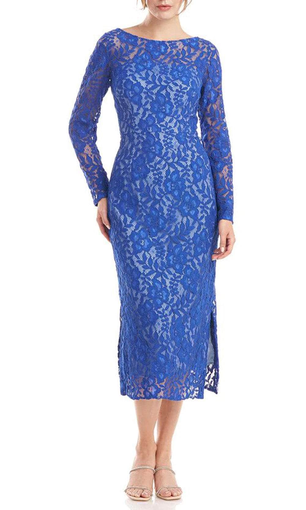 Long Sleeve Lace Knee-Length Dress