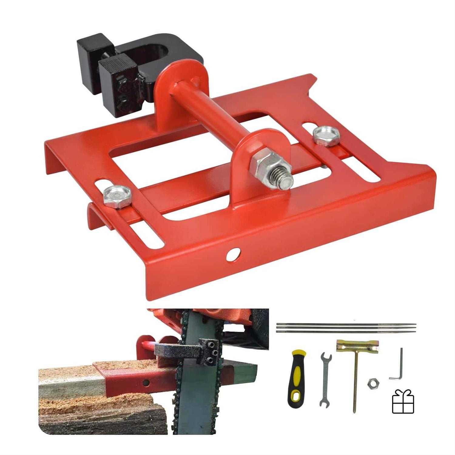 SurmountWay Vertical Chainsaw Mill Lumber Cutting Guide for Chainsaw Portable Mini Sawmill Chainsaw Attachment Cut Guided Mill Wood for Builders and