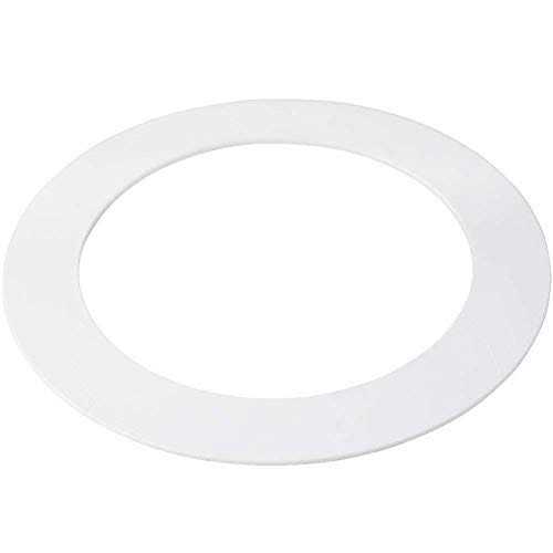 USGL 5 Pack Gloss White Goof Trim Ring for 8 Inch Recessed Can Lighting Down Light