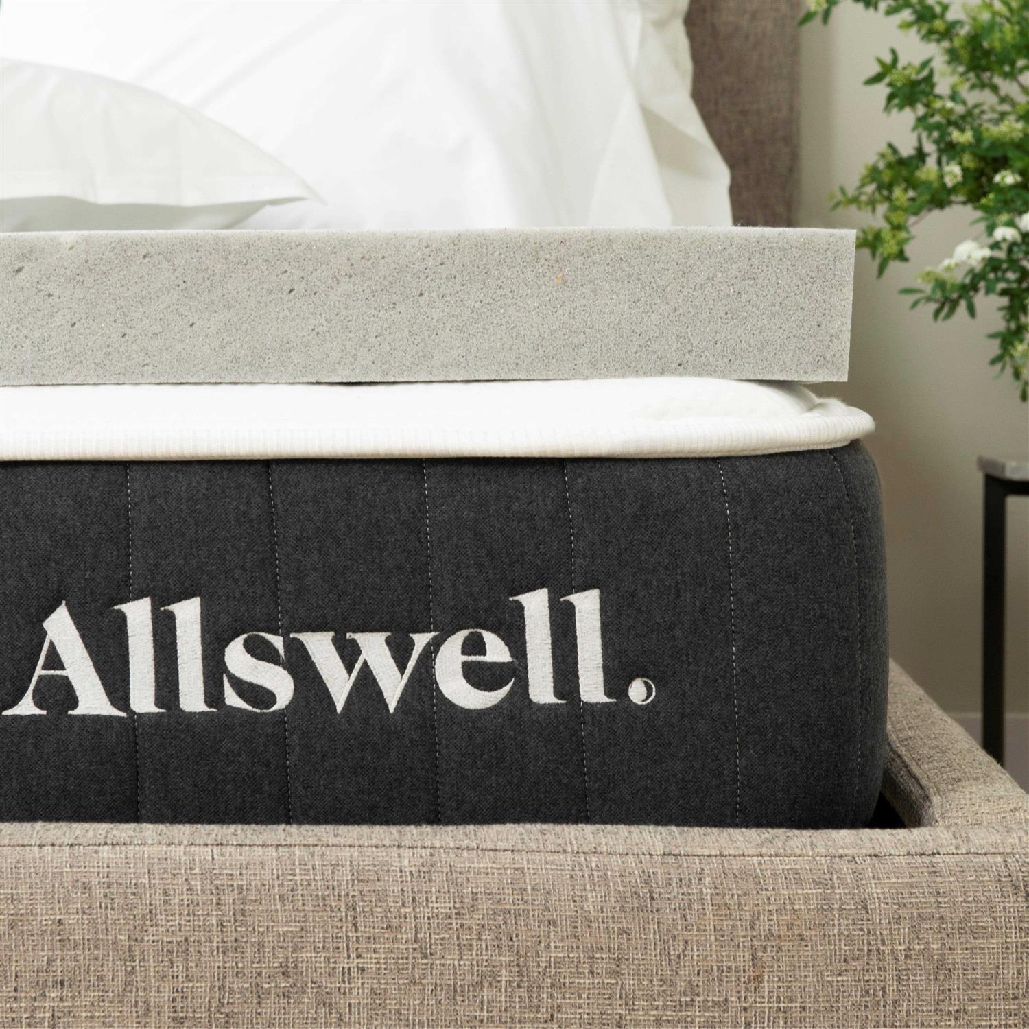 Allswell Memory Foam Mattress Topper Infused with Graphite