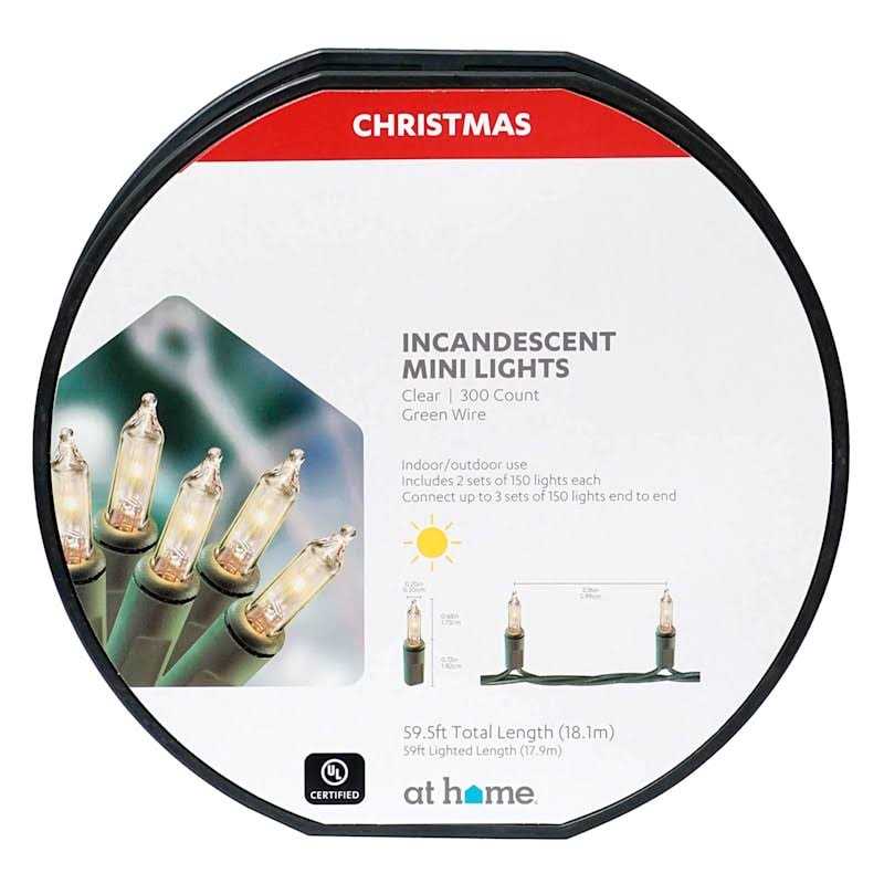 At Home 300-Count Mini String Light Reel