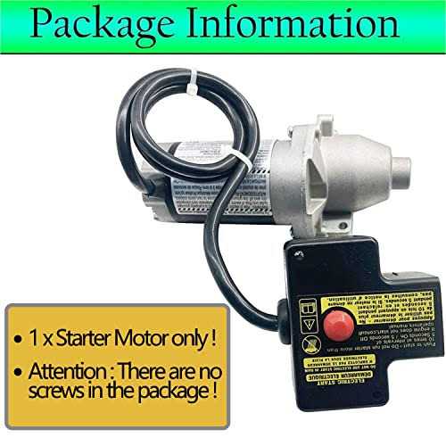 Tinsaen 951-10645 Electric Starter Motor JQ170 Replacement 751-10645 for Troy-Bilt MTD Cub Cadet Craftsman 951-10645A 751-10645A Snowblower Snow