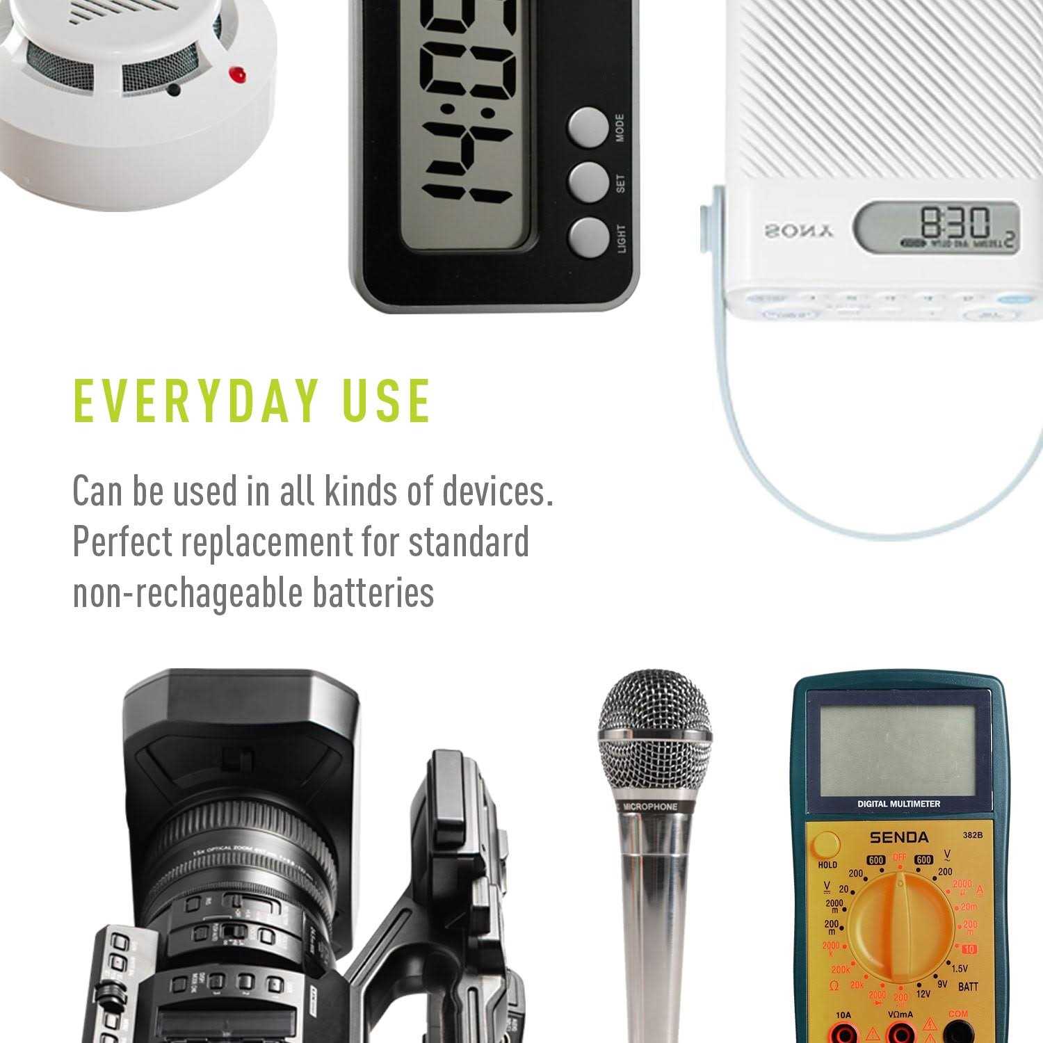 EEMB 9V Li-ion Battery W/ Charger