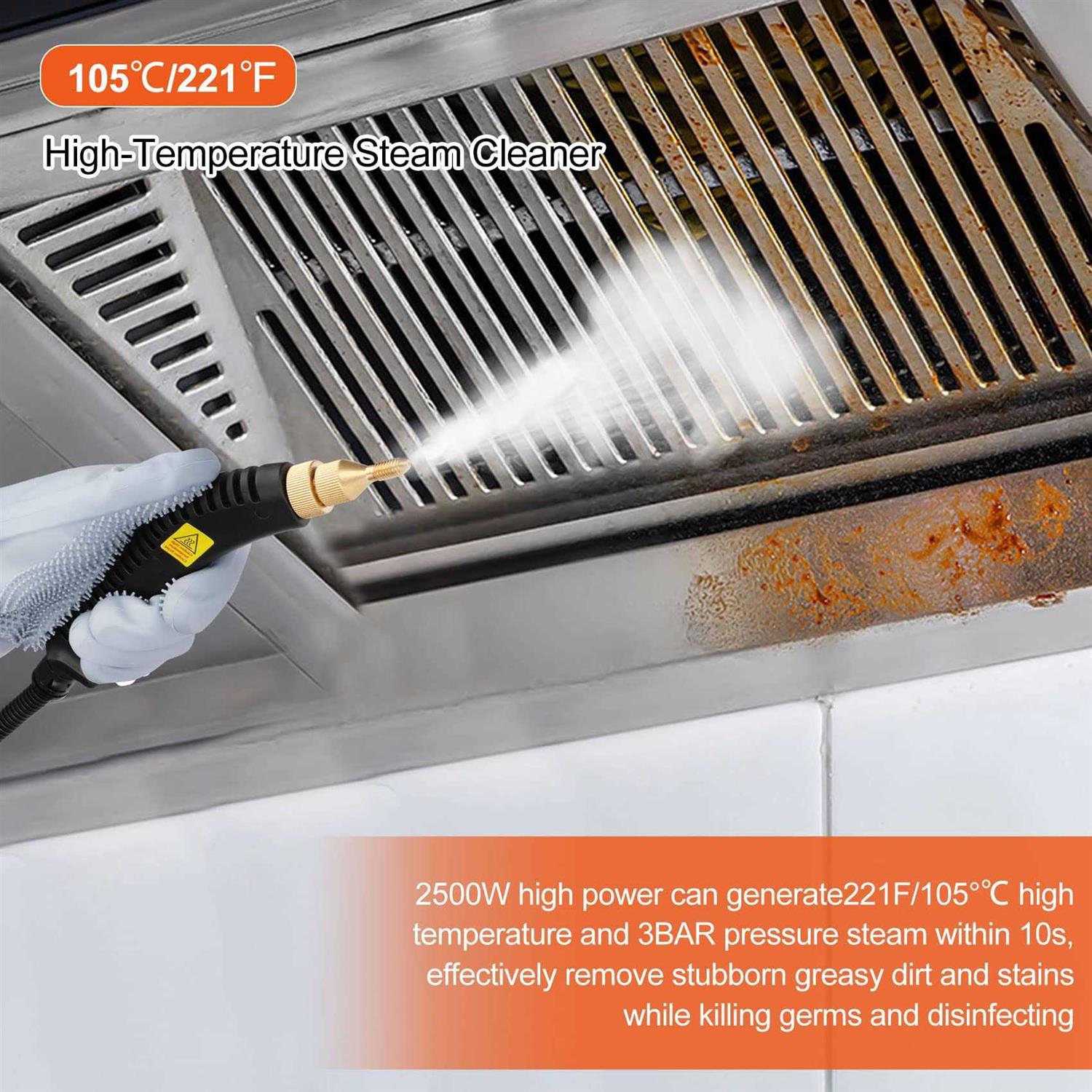 2500W High Pressure Steam Cleaner