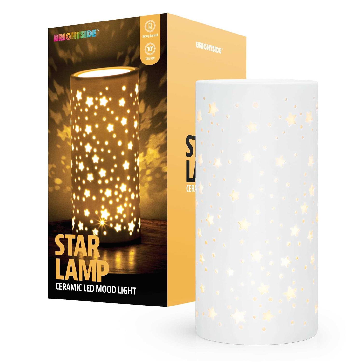 Brightside Cut-out Star Cylinder Lamp