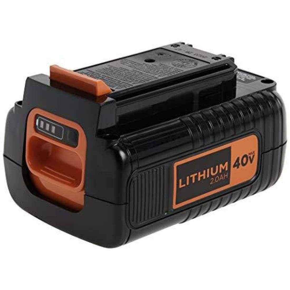 Black+decker 40V MAX Lithium Ion Battery