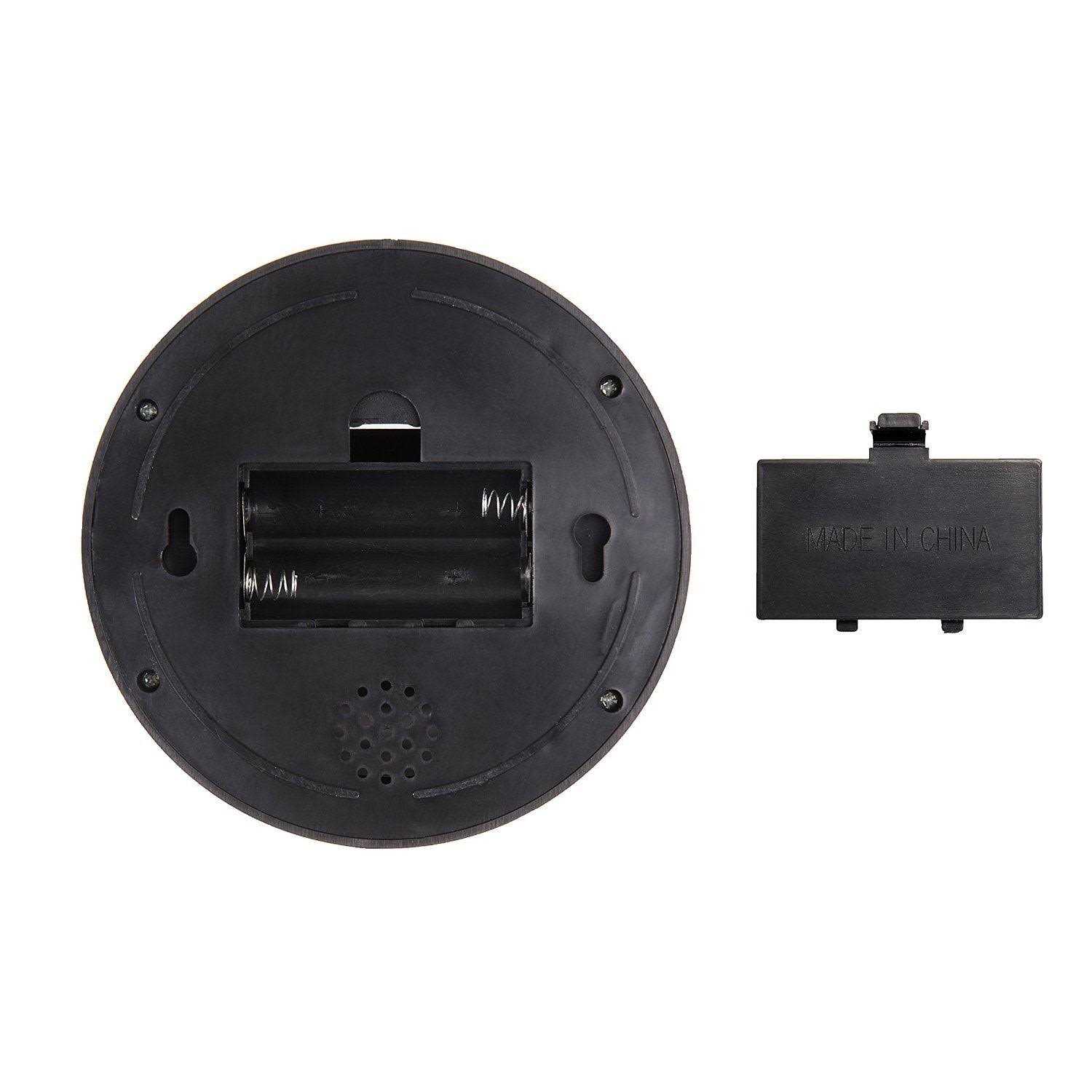 Wali Dummy Fake Security Cctv Dome Camera with Flashing Red LED Light with Security Alert Sticker Decals