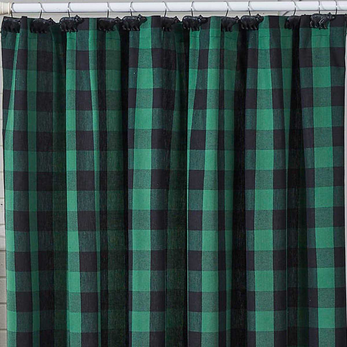 Park Designs Wicklow Check Shower Curtain
