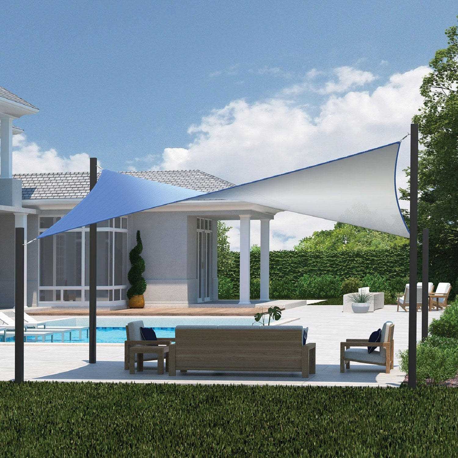 Coolaroo Dual Shade Sail Kit