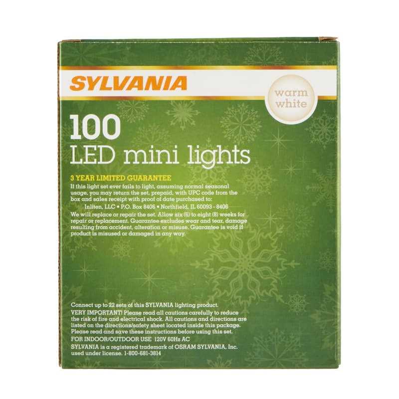 Sylvania 100 Count Warm White Mini LED Light Set
