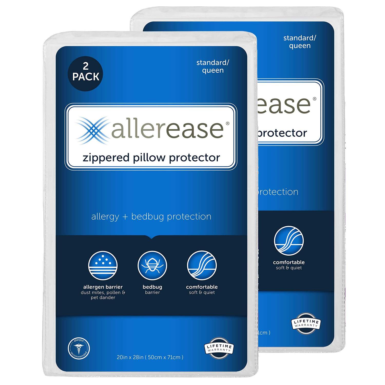 AllerEase Maximum Allergy Pillow Protector