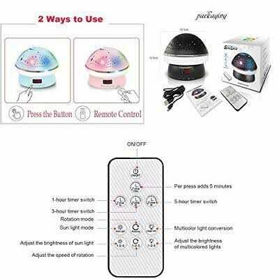 Toys for 3-8 Year Old Girls,Timer Rotation Star Projector Night Light Kids Twinkle Lights