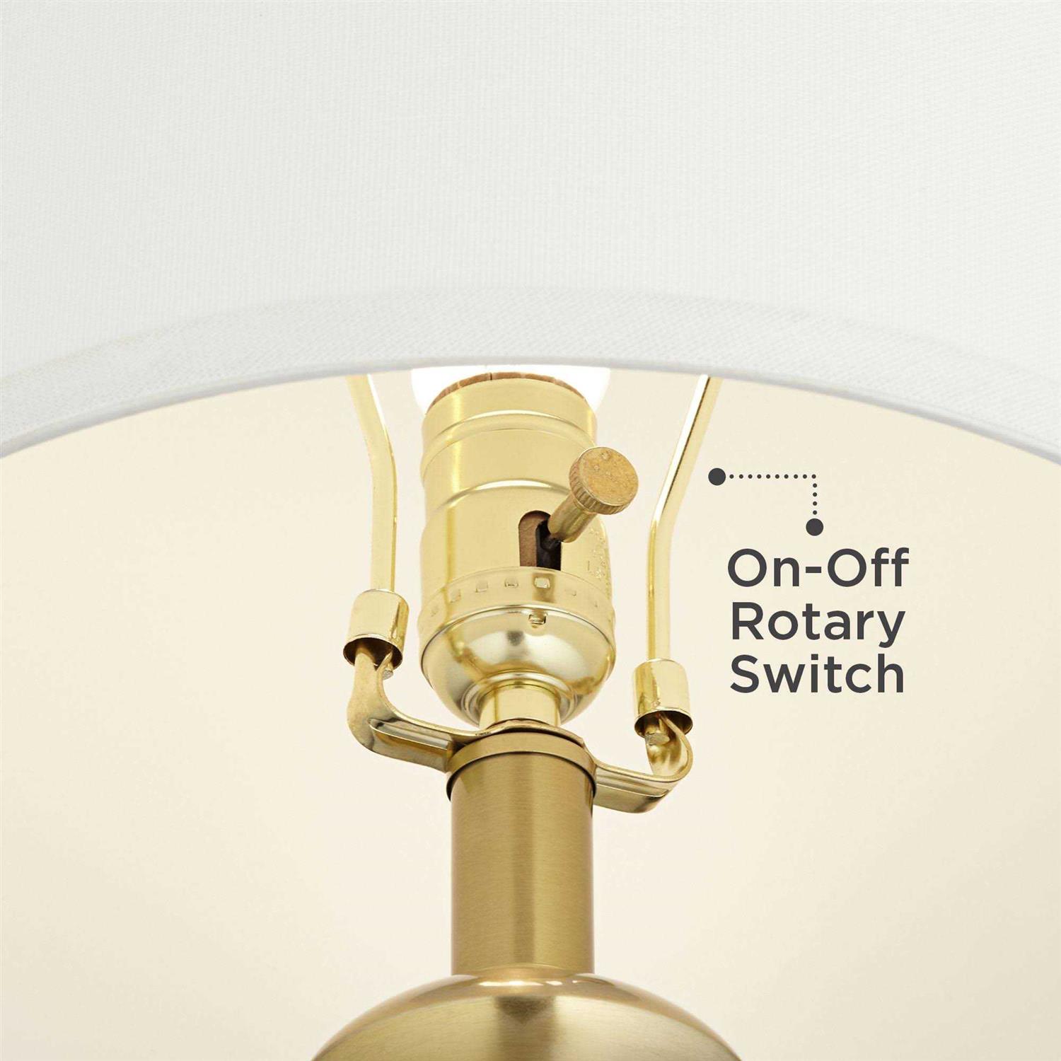 Vienna Full Spectrum Lana Modern Table Lamp 38 1/2 Tall Clear Crystal Glass Column White Drum Shade for Bedroom Living Room Bedside Nightstand Office