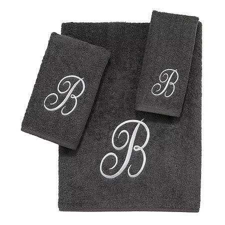 Avanti Cotton Monogram Initial Script Towel