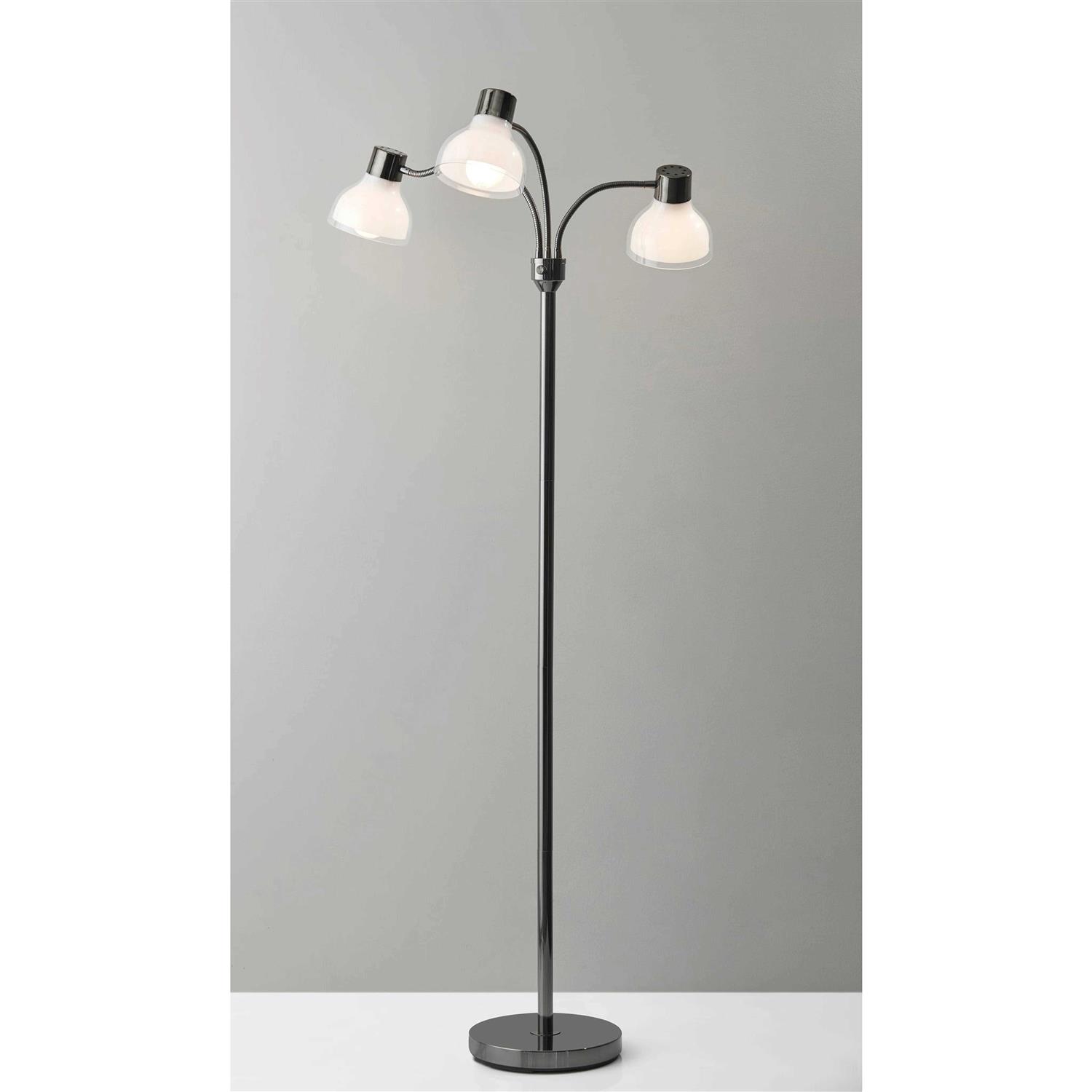 Adesso Presley 3 Arm Floor Lamp