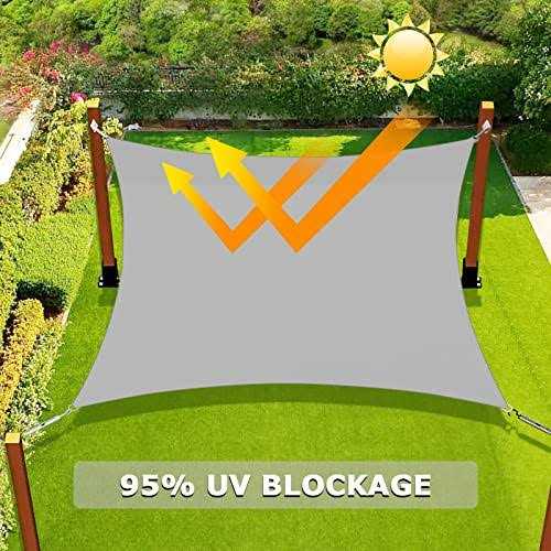 Amagenix Sun Shade Sails Canopy Rectangle Outdoor Shade Canopy