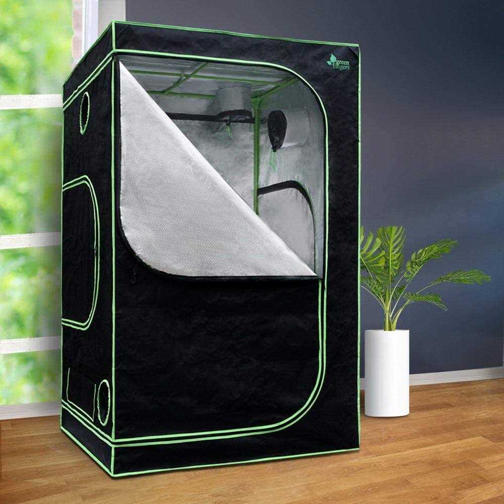 VIVOSUN S223 2×2 Grow Tent, 24x24x36 High Reflective Mylar with Observation Window and Floor Tray for Hydroponics Indoor