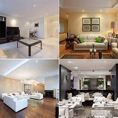 Sunco Lighting Sunco 6 Pack 4 Inch Ultra Thin LED Recessed Ceiling Lights Slim