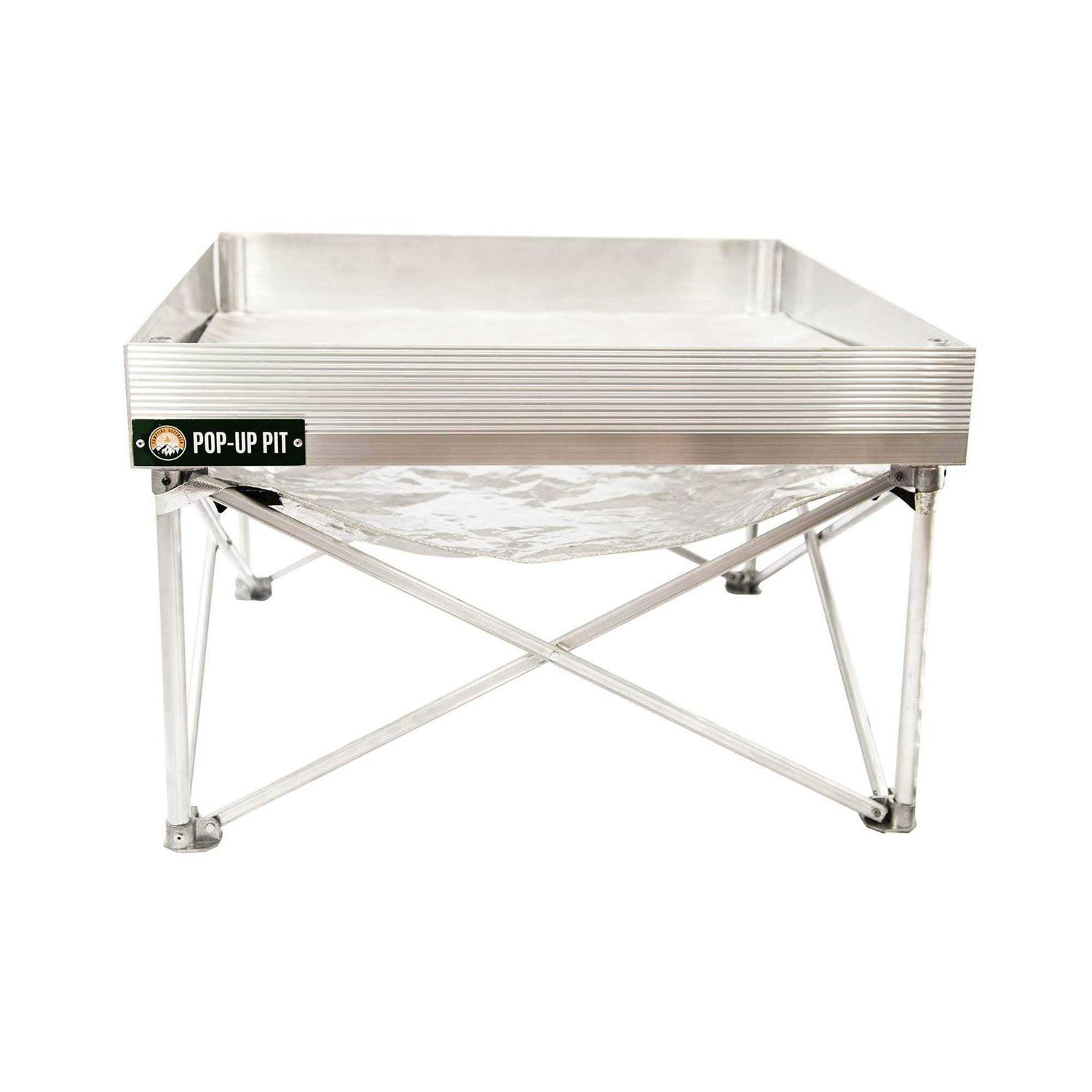 Fireside Outdoor Pop Up Fire Pit & Heat Shield