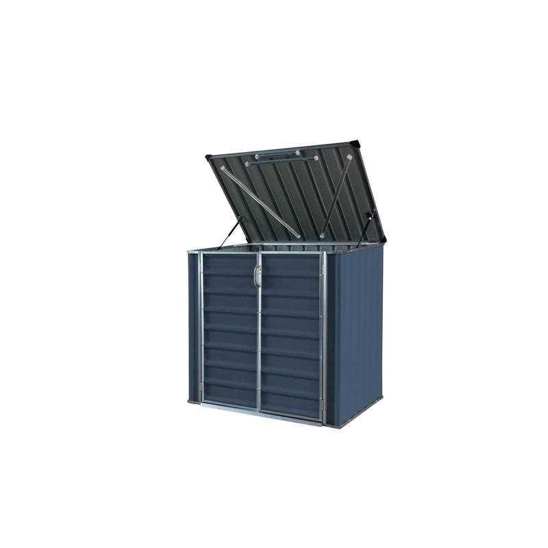 Build-Well 7838386 5 x 3 ft. Metal Horizontal Storage Shed without Floor Kit
