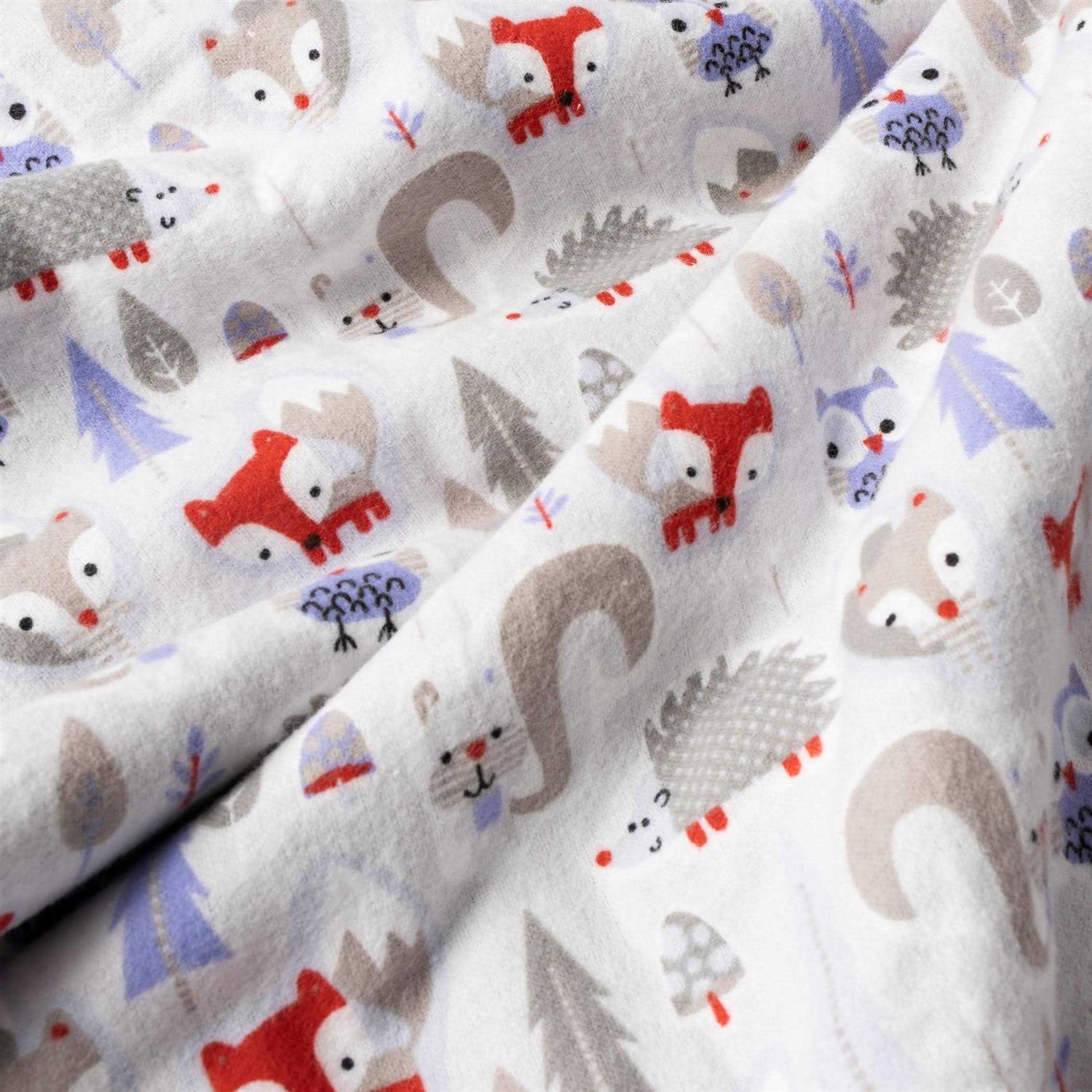Trend Lab Deluxe Flannel Fitted Crib Sheet