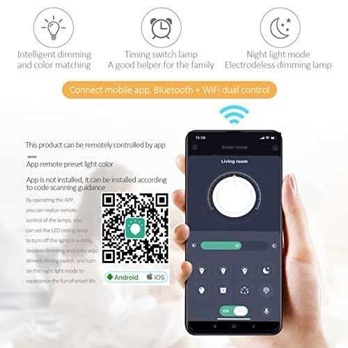 AHAWILL Modern ceiling Light,crystal Flush Mount LED chandelier ceiling Flower Lamp with Remote controlfor Living Room,Bedroom,H