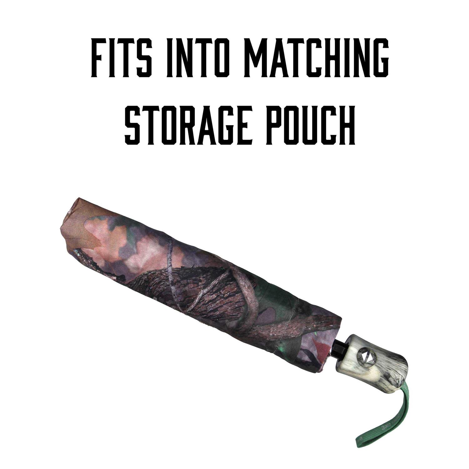 Rivers Edge Deluxe Windproof Umbrella, Camo, 12 Folded, 40