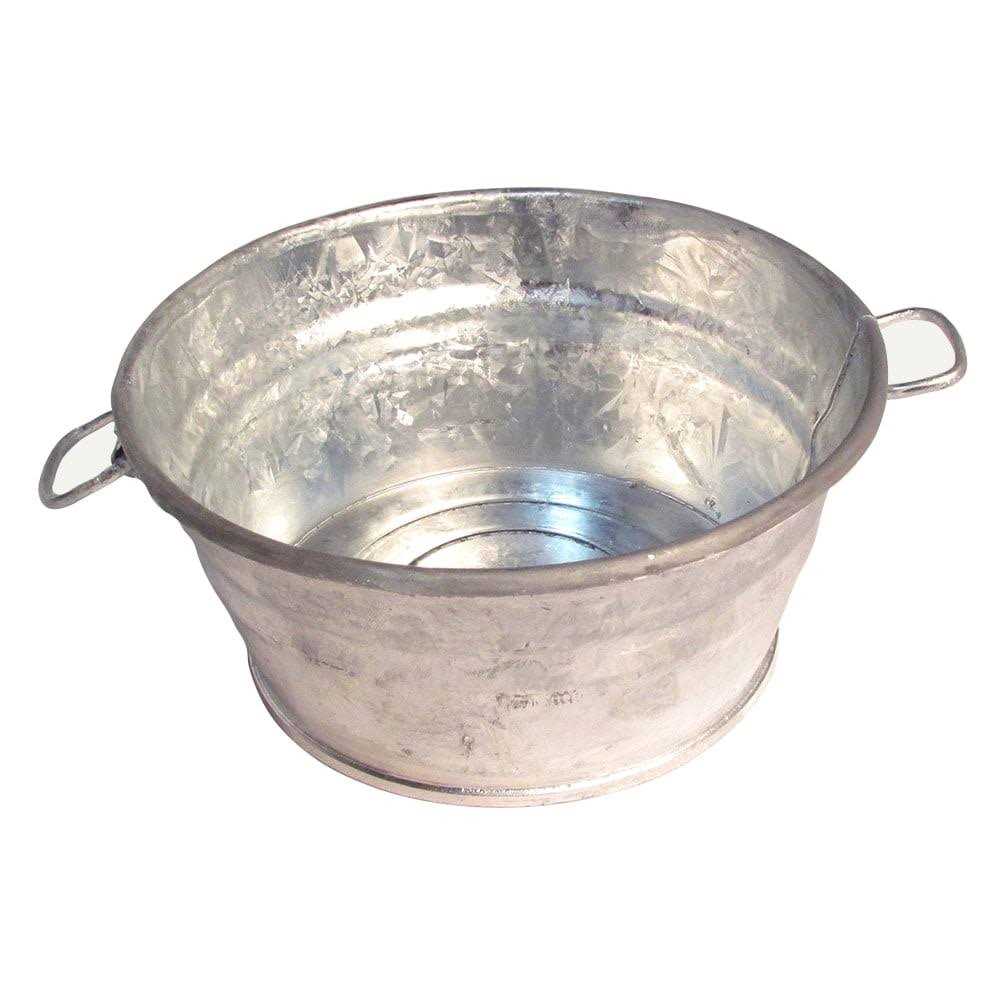 Behrens 102LFT Hot Dipped Steel Low Round Flat Tub
