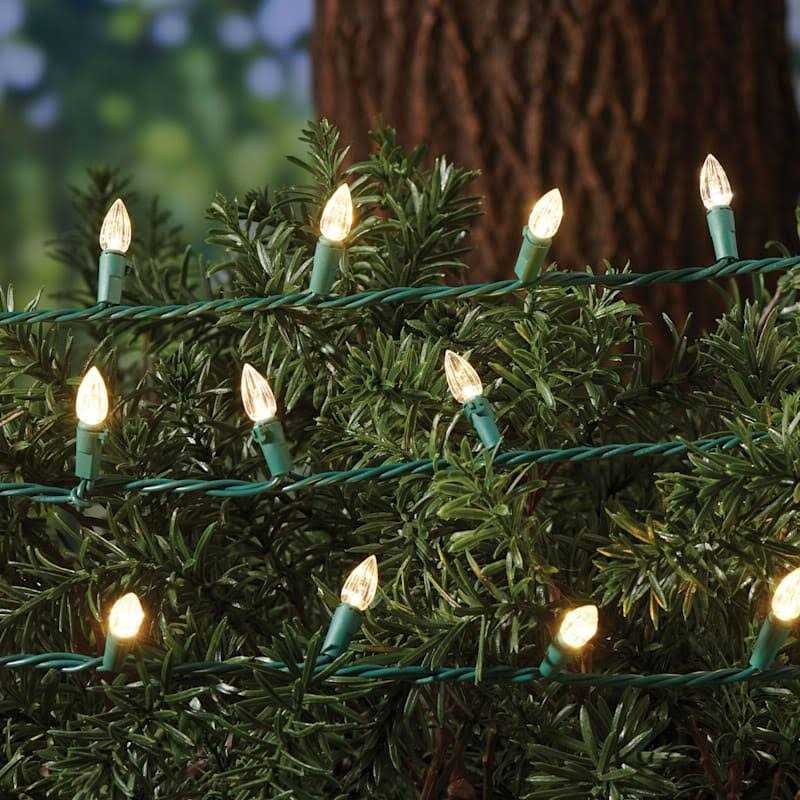 At Home 150-Count Led Vertical Cut C3 String Light Reel